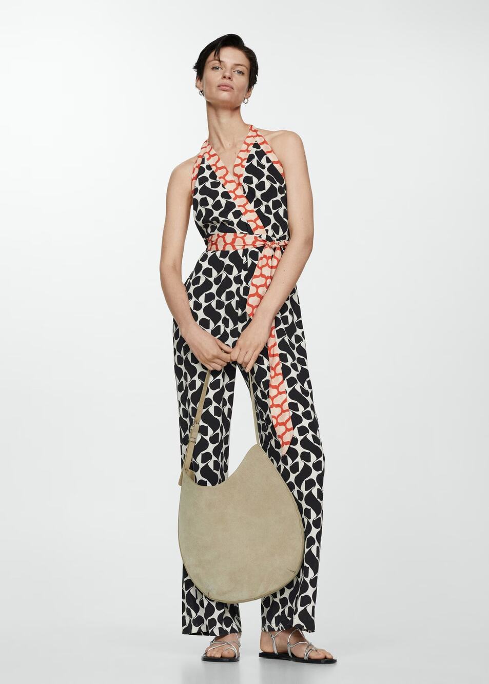 NWT Mango Printed Jumpsuit